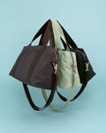 Three-color canvas bag